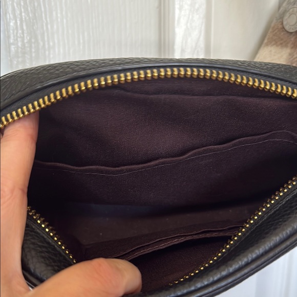 Coach Black Leather Crossbody Bag Camera bag - Picture 4 of 11